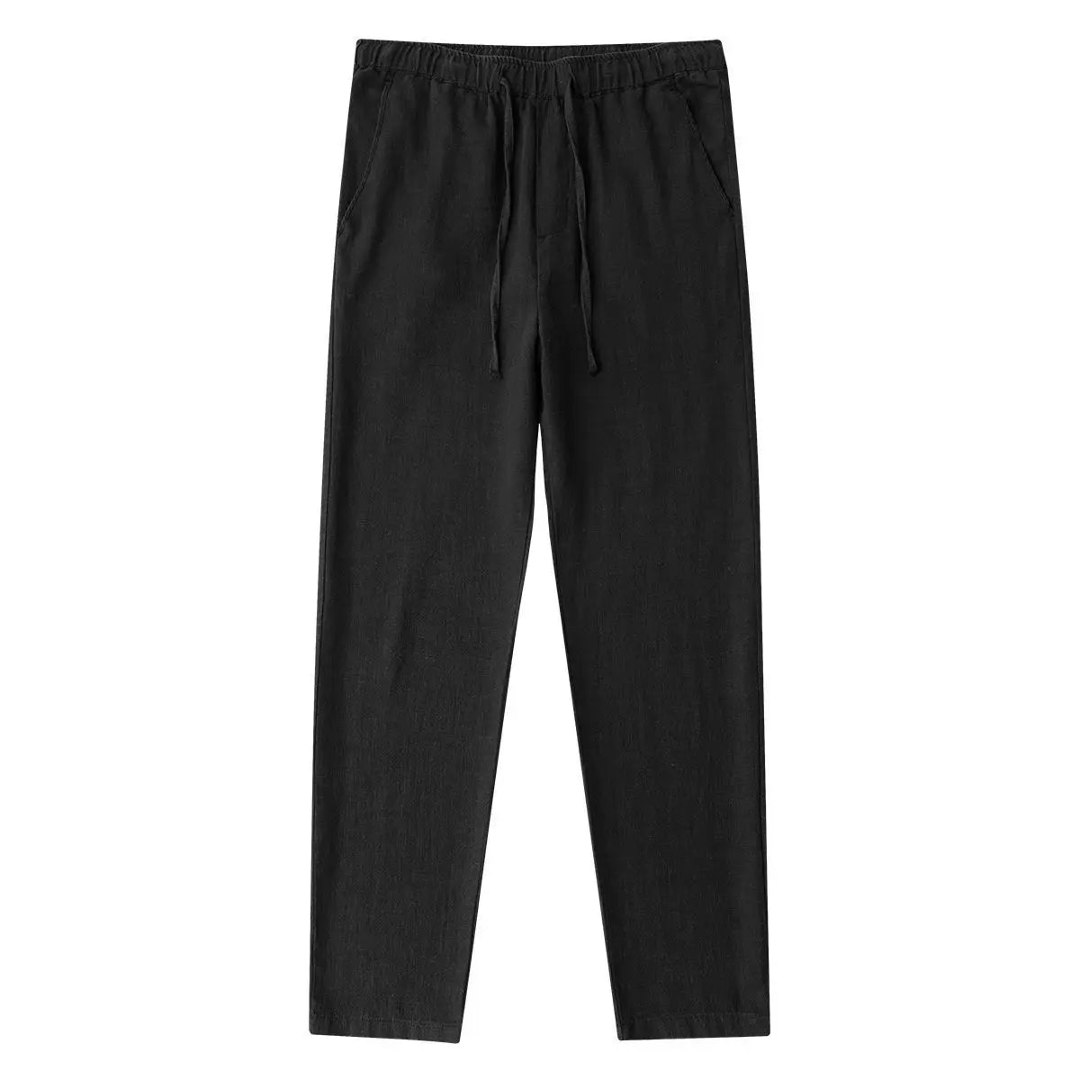 Pantalones chinos de lino y algodón ligeros informales para hombre | Comodidad con estilo