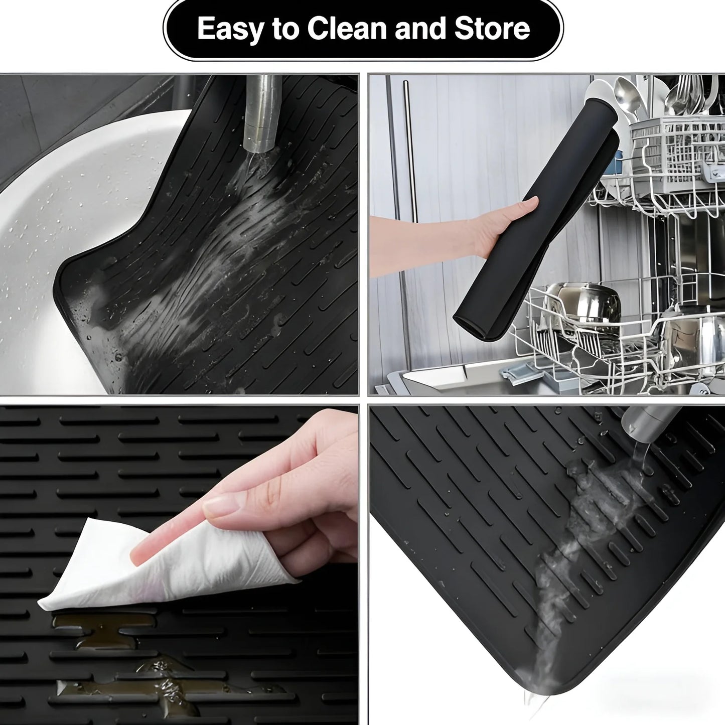 Extra Large Silicone Stove Top Cover | Heat Resistant & Non-Slip Protector