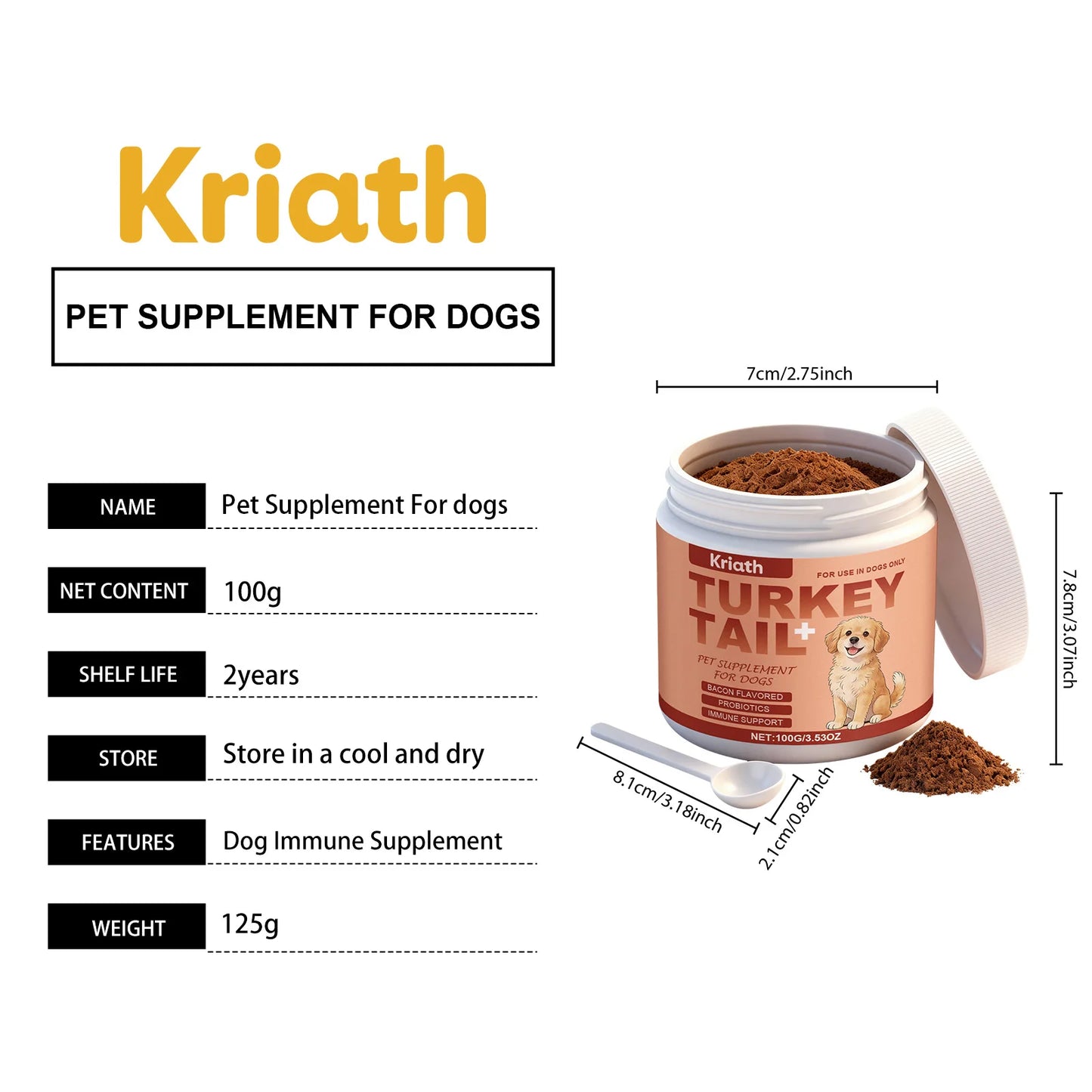 Pet Nutritional Supplements Bacon Flavor for Joint & Digestive Health