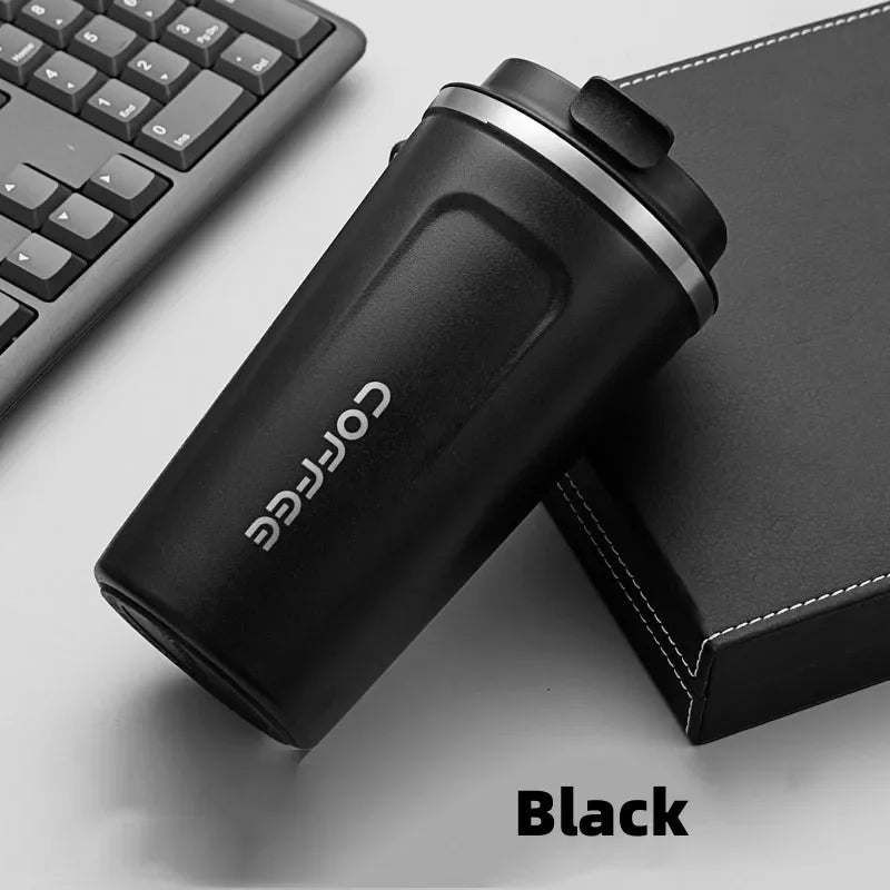 Stainless Steel Thermos Travel Mug | Leak-Proof & Insulated
