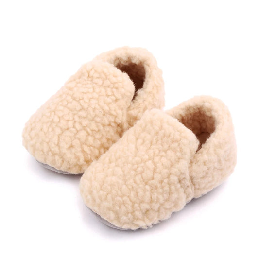 Soft Cotton Baby Prewalking Shoes | Non-Slip Winter Footwear