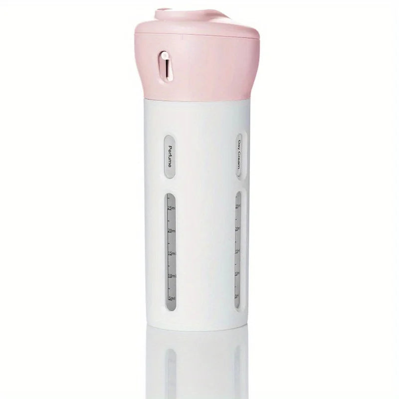 4 in 1 Refillable Travel Lotion and Shampoo Dispenser Bottles
