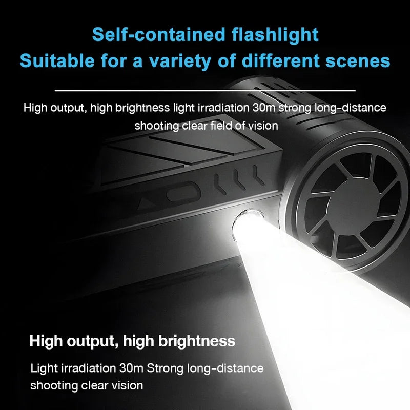 130000RPM Rechargeable Dust Blower with LED Light | Powerful Air Duster