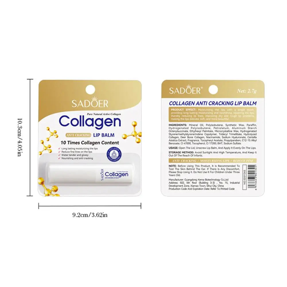 Moisturizing Collagen Lip Balm | Nourishing & Hydrating Care