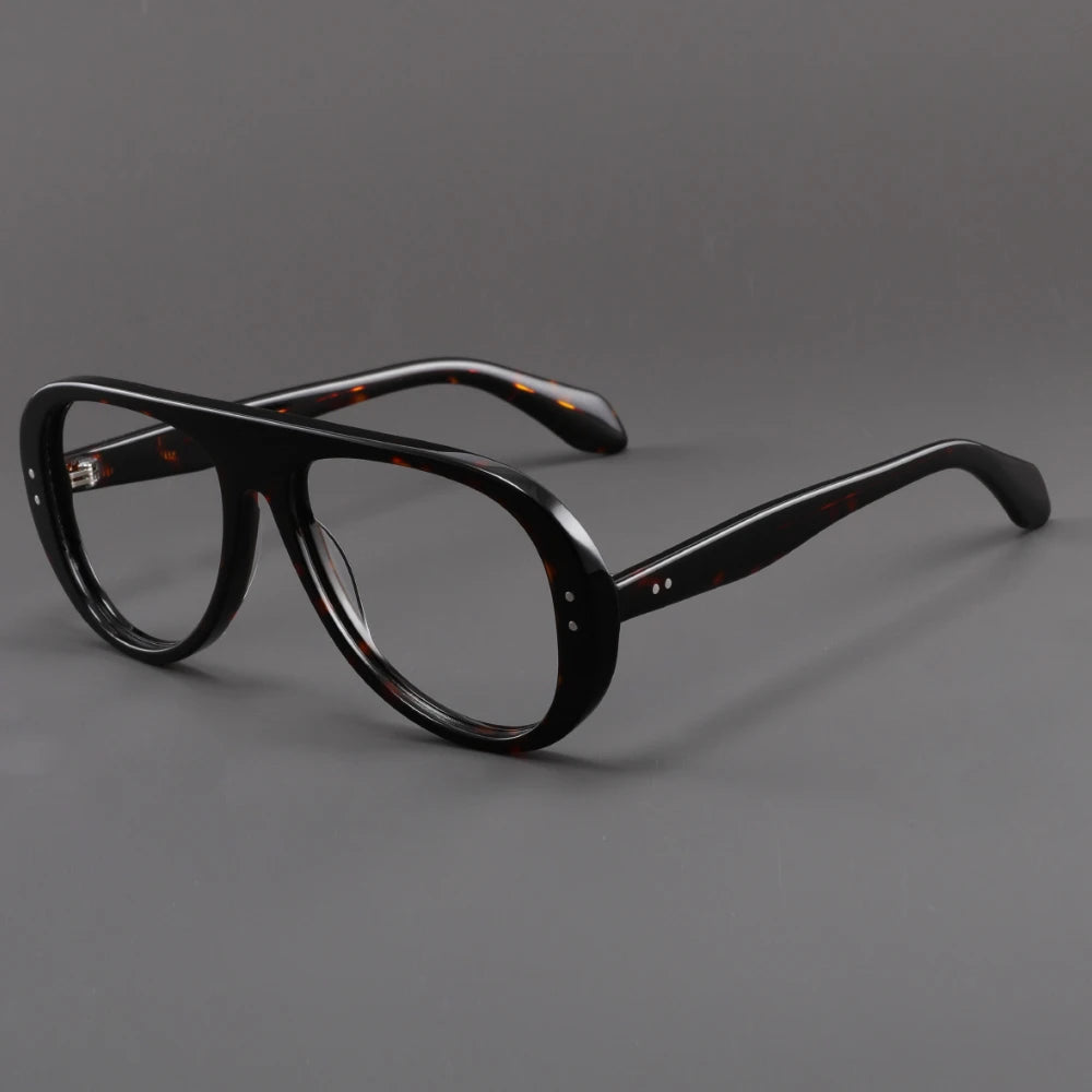 Trendy Acetate Pilot Optical Frames for Stylish Vision