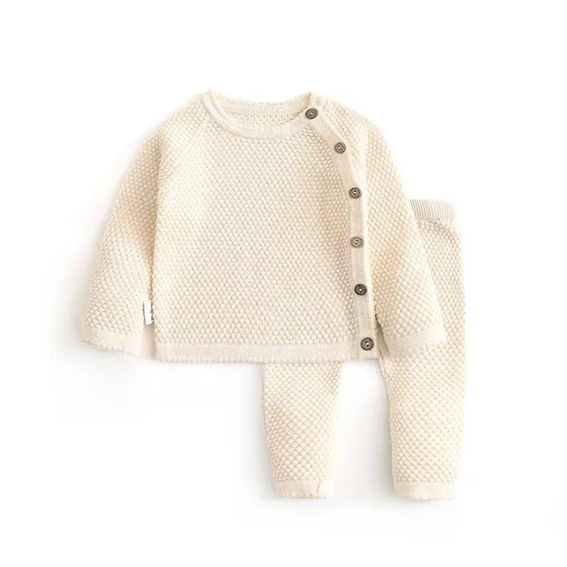 2PCS Autumn Winter Baby Clothing Set | Cozy Pajamas for Infants