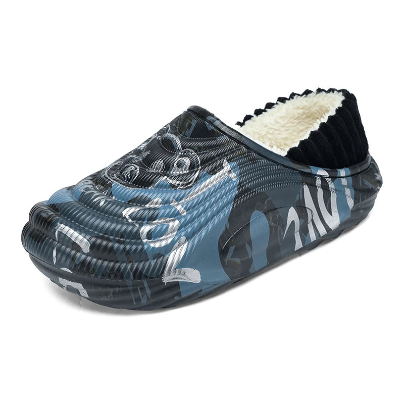 Waterproof Cotton Slippers for Men and Women | Cozy Warm Footwear