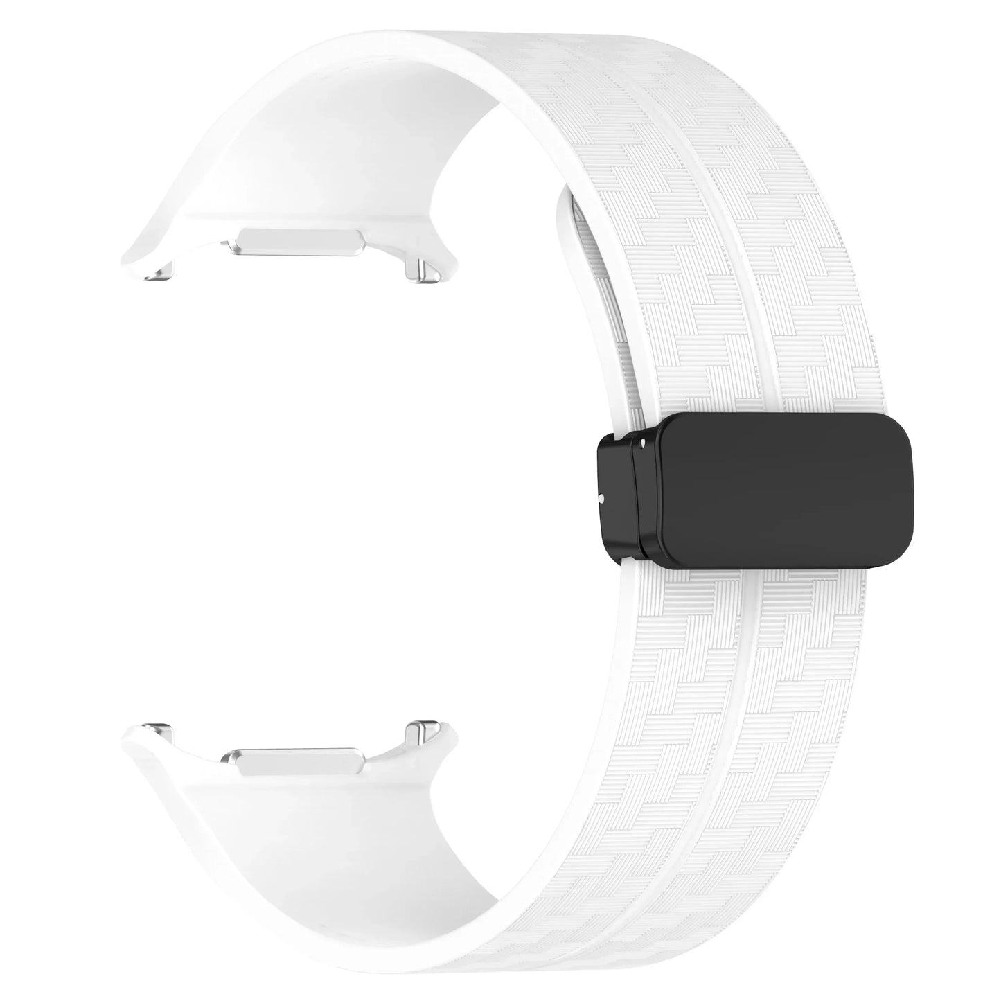 Silicone Sport Strap for 47mm Smartwatch | Magnetic Folding Clasp