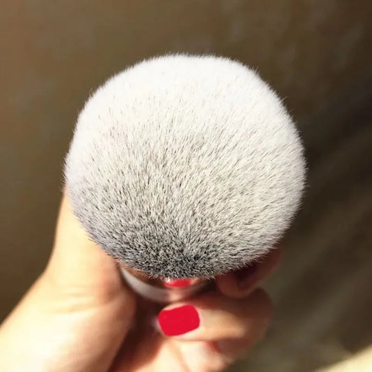 Brocha de maquillaje con base de seta gorda | Herramienta de aplicación impecable