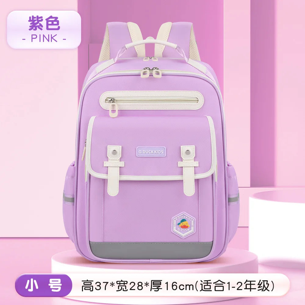 Ergonomic Kids Backpack for Grades 1-6 | Large Capacity School Bag