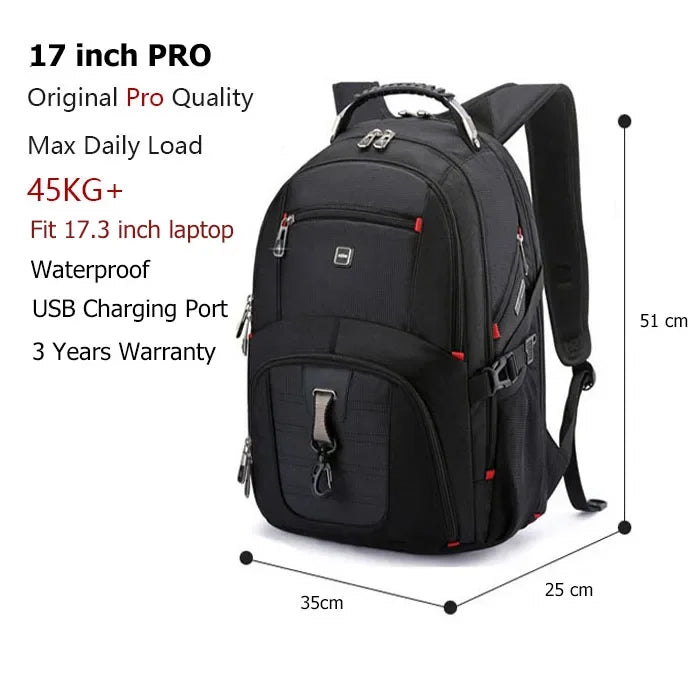 Durable 17 Inch Laptop Backpack | Versatile Travel & College Bag
