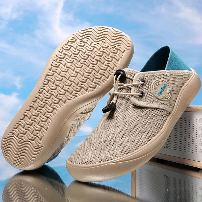 New Breathable Mesh Men Barefoot Wide-toed Shoes barefoot casual shoes and Anti slip and wear-resistant outdoors fitness sneaker