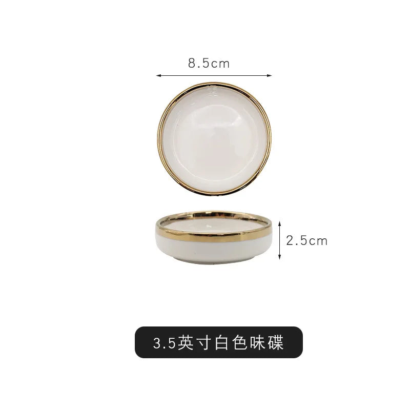 Elegant Ceramic Small Dishes for Sauces | Perfect Dining Accessory