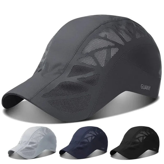 Unisex Quick Drying Snapback Sun Hat | Adjustable Sports Cap