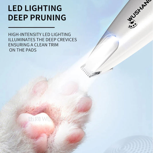 Electric Dog Groomer Trimmer | Low Noise LED Pet Hair Clipper