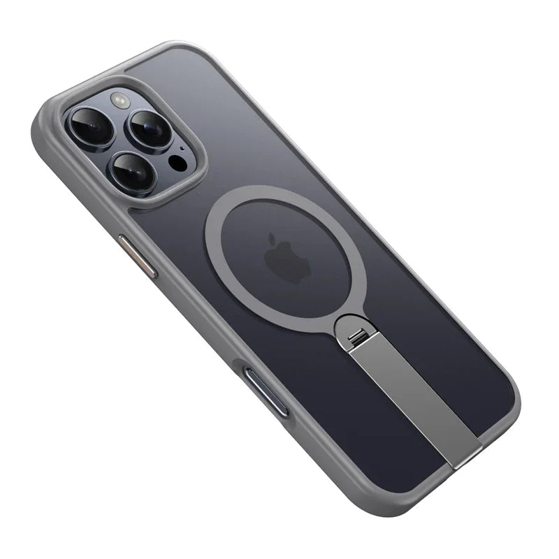 360 Hidden Metal Stand Magnetic Case for iPhone | Ultimate Protection