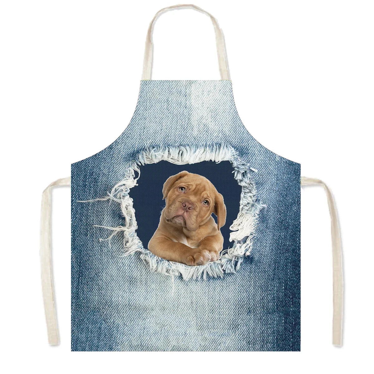 Funny Cat & Dog Apron | Unique Kitchen & Cleaning Pinafore