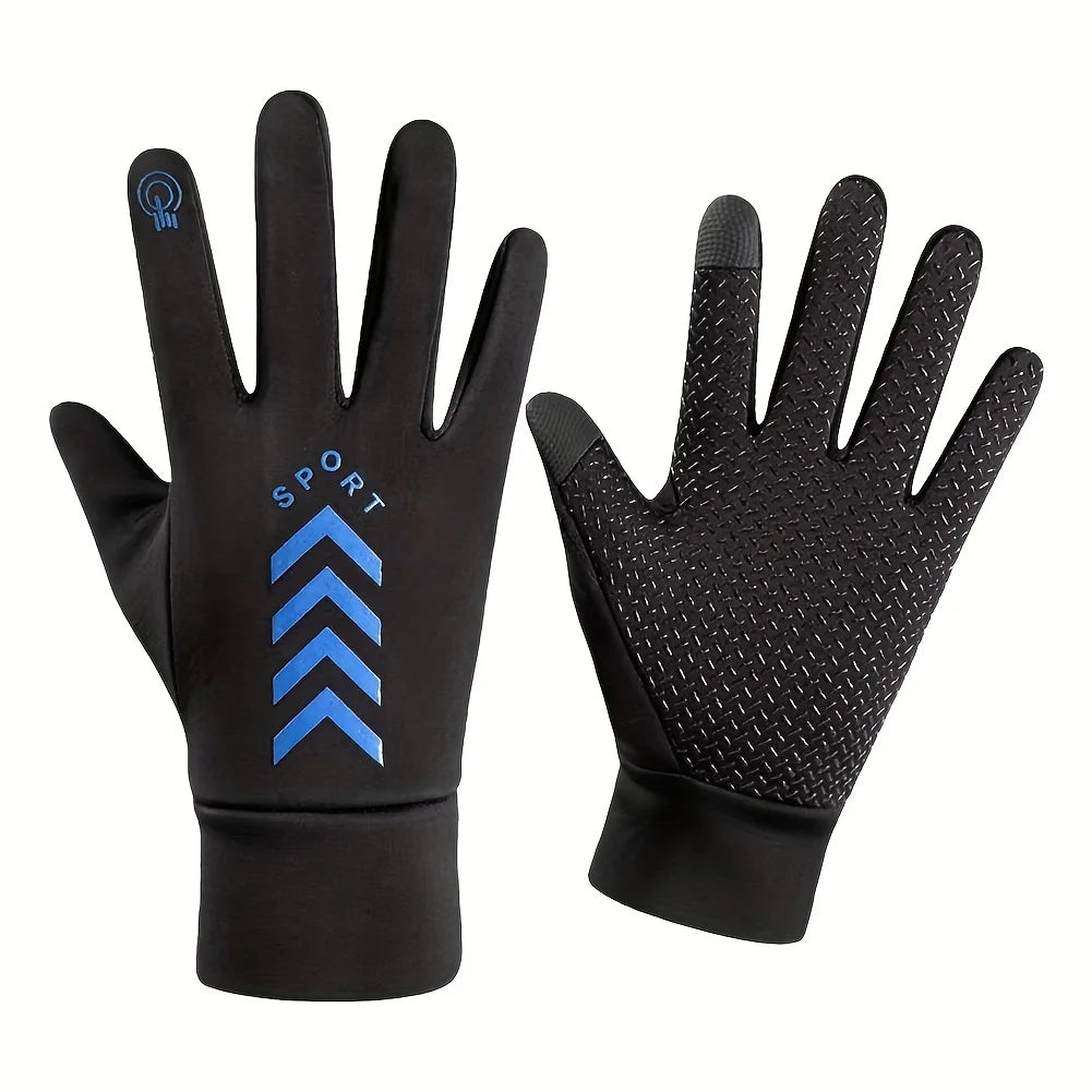 Guantes de invierno para pantallas táctiles | Equipo para exteriores versátil y a prueba de viento