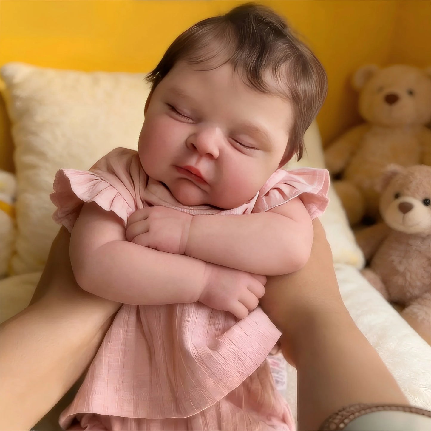 Muñecas Reborn de 18 pulgadas | Juguete realista de cuerpo blando y pesado