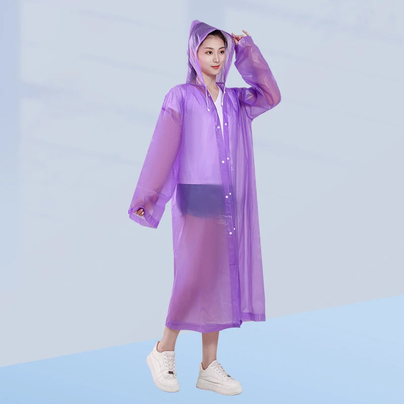 Waterproof EVA Raincoat for All Ages | Perfect Outdoor Jacket