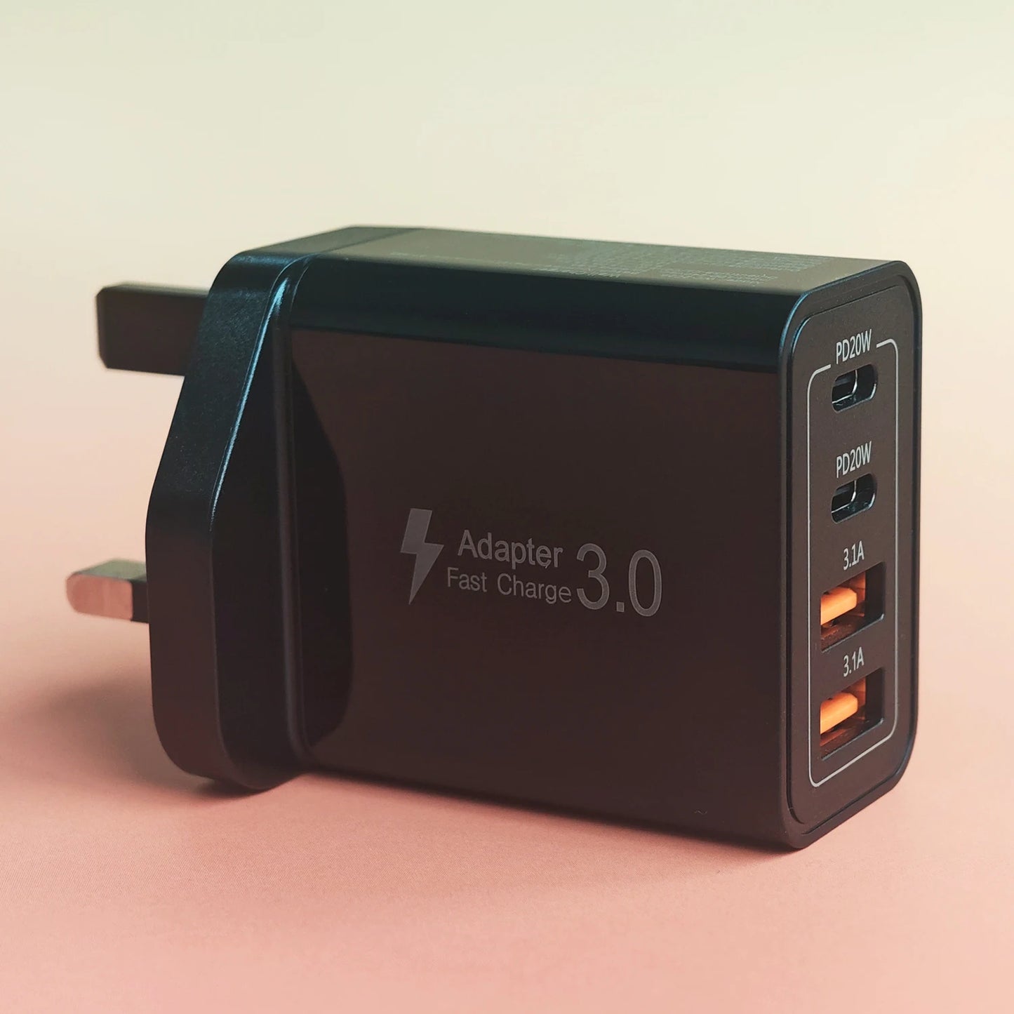 35W Multi-Port USB-C/USB-A Wall Charger | Dual PD Fast Charging