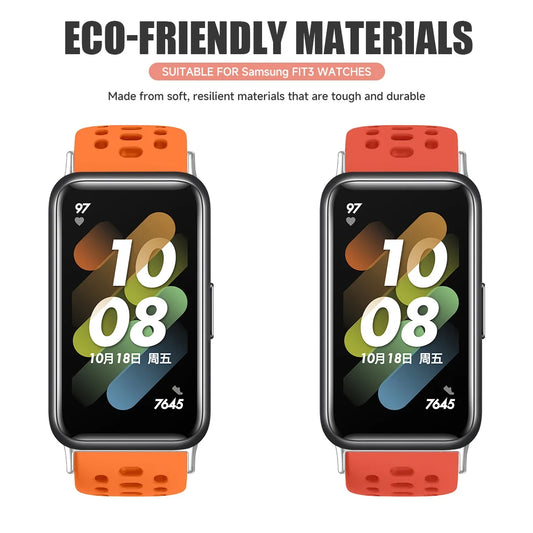 Correa Deportiva de Silicona Transpirable para Reloj de Fitness | Cómoda y con Estilo