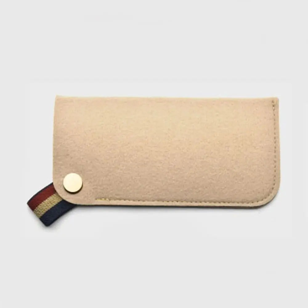 Colorful Felt Sunglasses Storage Bags for Men and Women