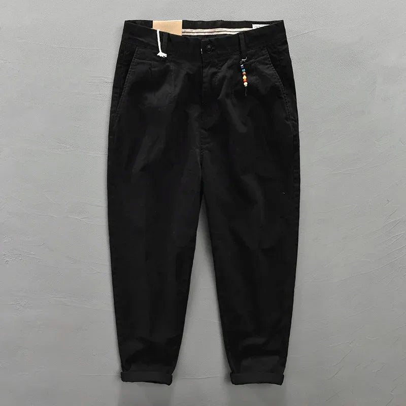 Casual Loose Fit Cotton Cargo Pants for Men | Versatile Style