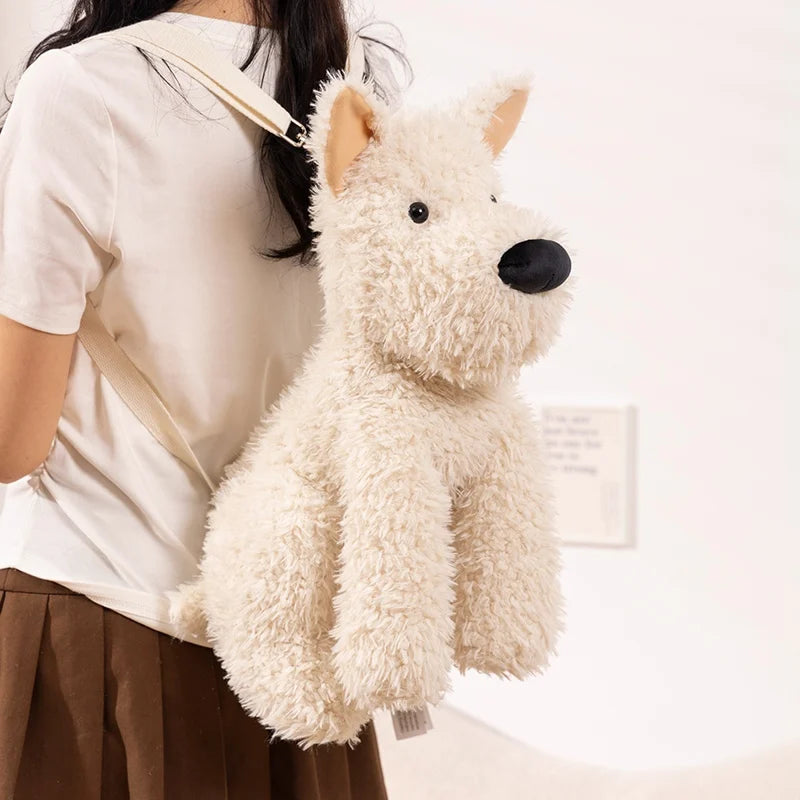 Cute Plush Dog Sling Bag | Adorable Shoulder Purse for Kids