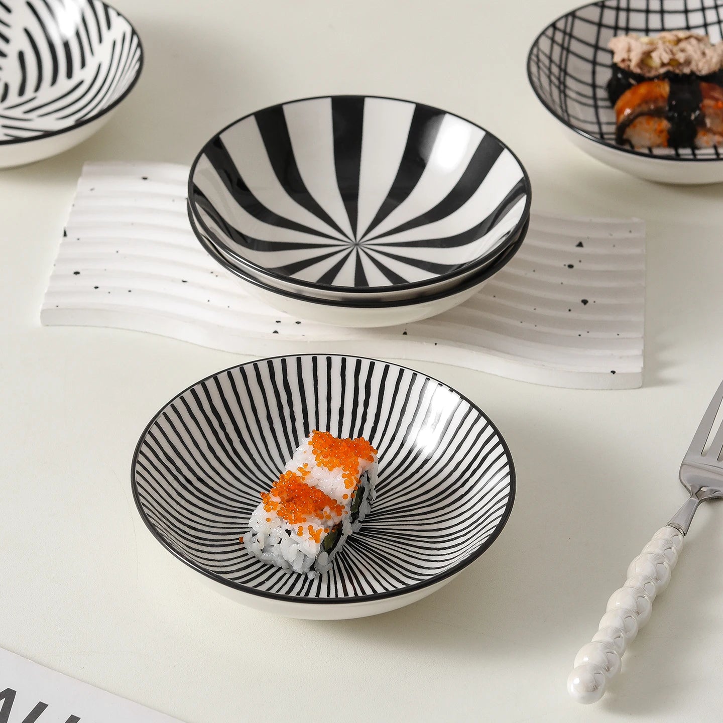 6-Pack Ceramic Dipping Dishes | Stylish Appetizer Plates