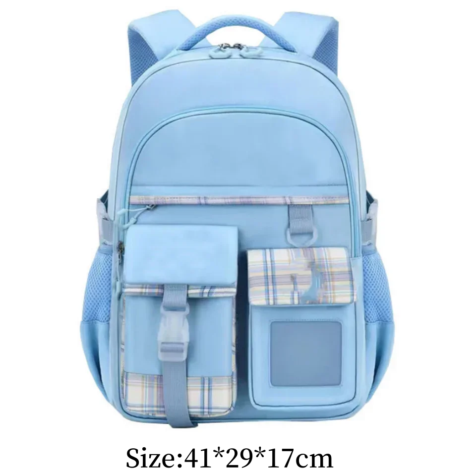 New Type of Lightweight Backpack Primary School Girls Children's Backpack Large Capacity Spine Protection Wholesale Waterproof