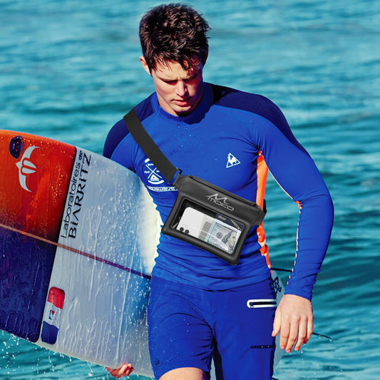 Waterproof Phone Pouch Fanny Pack | Floating Dry Bag for Water Sports