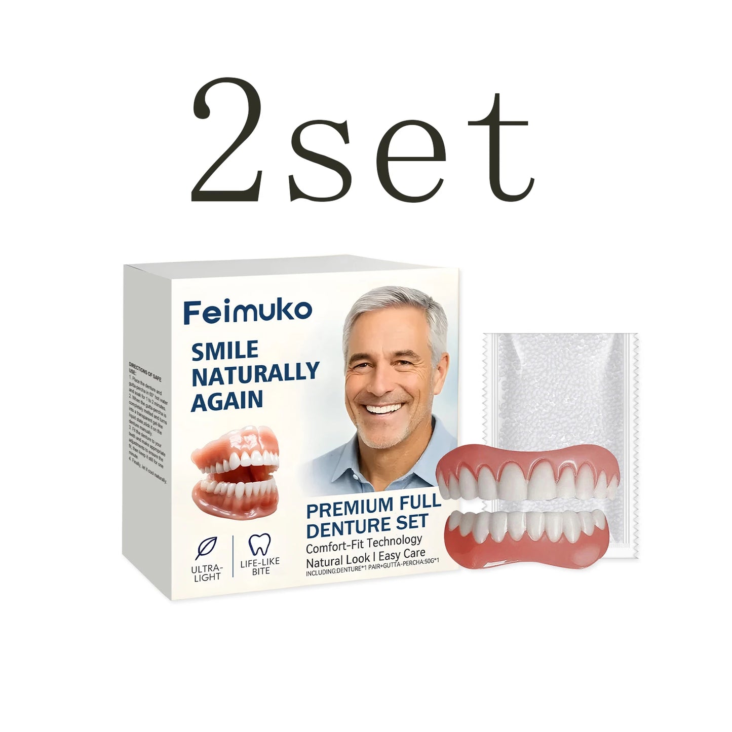 Senior-Focused Denture Care Kit | Comfort Fit & Easy Maintenance