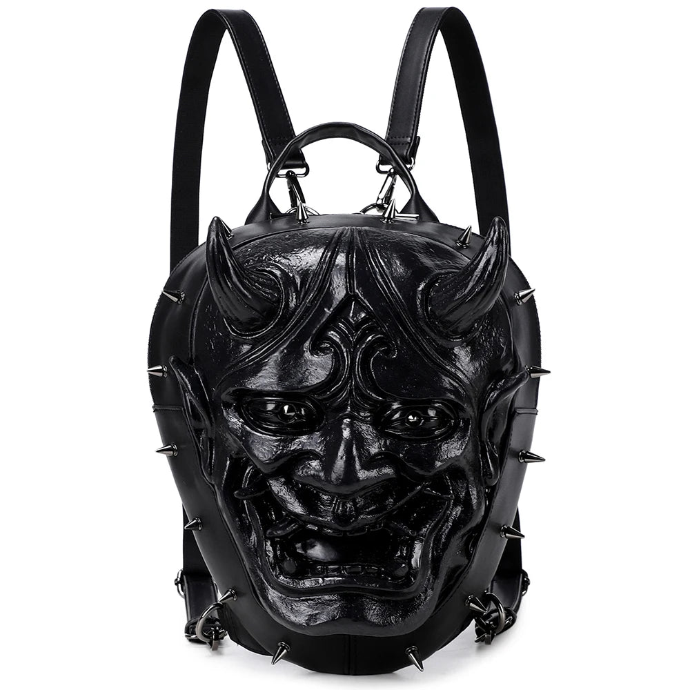Personalized 3D Mask Shaped Backpack | Unique Fashion Statement Bag