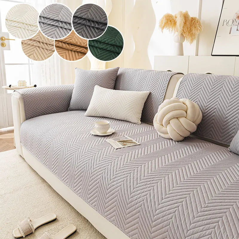 W-Shaped Sofa Cushion | All-Season Antislip Cover for Sofas