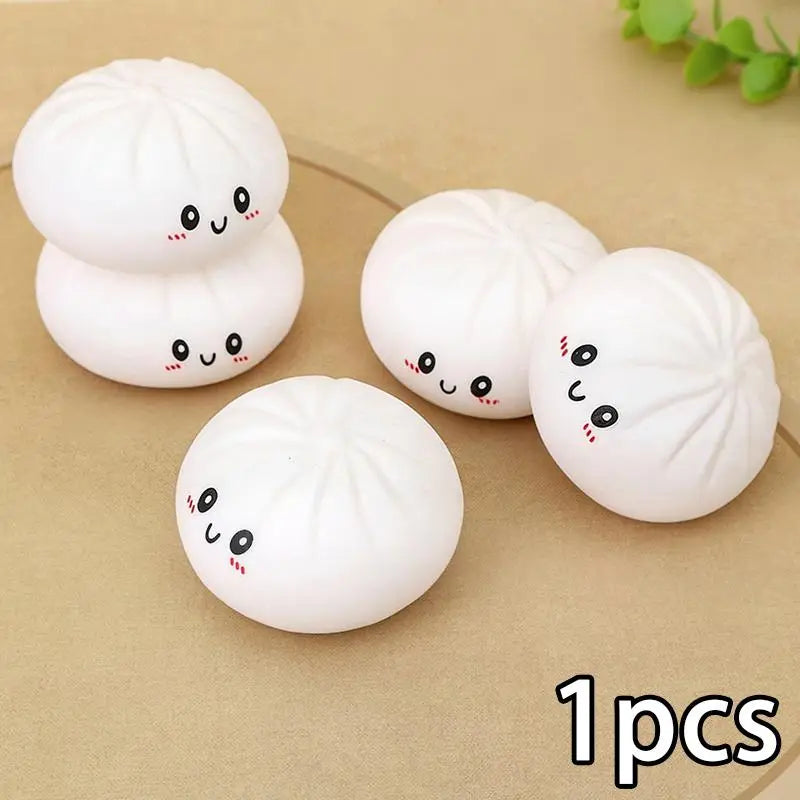 Giant Dumpling Toys Anxiety Relief Fidget Toy Simulation Food Steamed Stuffed Bun Soft Squeeze Decompression Dough Toy