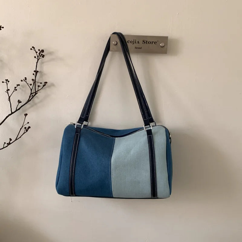 Casual Women's Denim Crossbody Bag | Versatile Stylish Tote