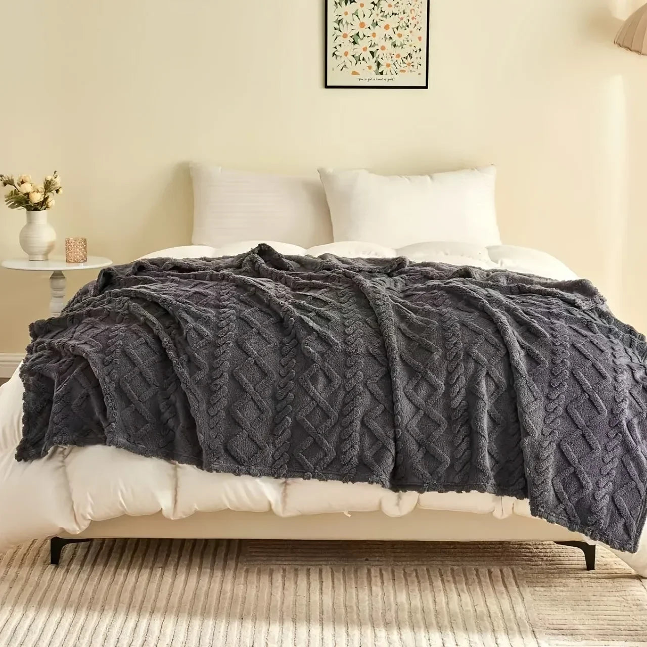 Thick Fleece Infant Blanket | Ultra Soft & Hypoallergenic Baby Blanket