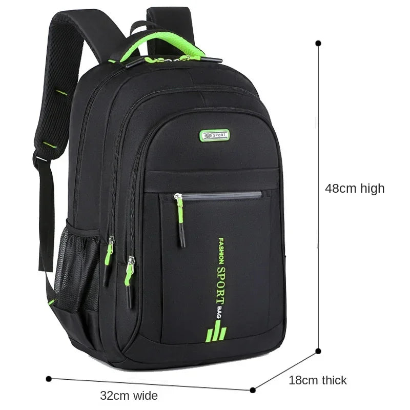 Men's Oxford Waterproof Backpack | Stylish School & Travel Bag