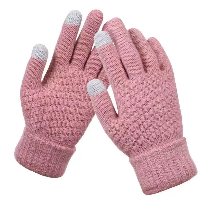 Warm Winter Touch Screen Gloves | Cozy Full Finger Mittens