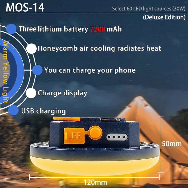 Portable Rechargeable Lantern | Perfect for Camping & Emergencies
