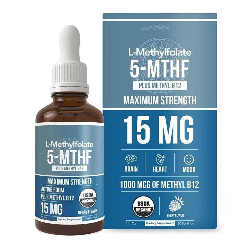 L-Methylfolate Vitamin Drops with B12 and Folic Acid