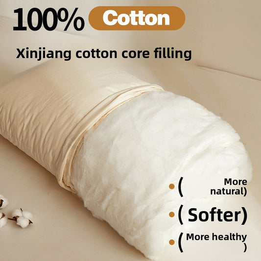 Pure Cotton Cervical Support Pillow | Ergonomic Neck Comfort