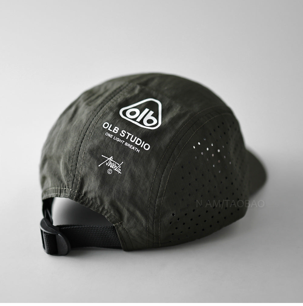 Breathable Mesh Baseball Cap with Short Brim | Sun Protection