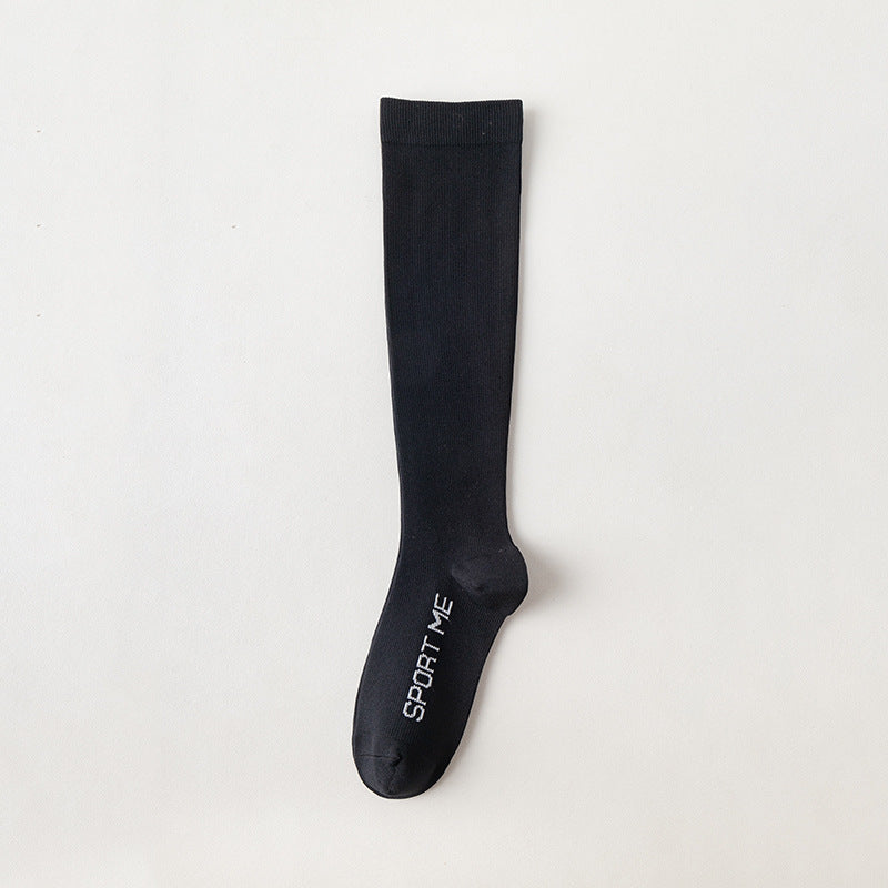 Women's Striped Compression Sports Socks | Comfort & Support