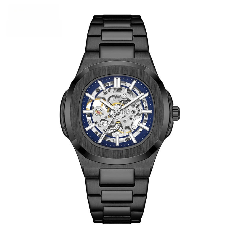 Luminous Double-Sided Hollow Men's Watch | Elegant Automatic Timepiece