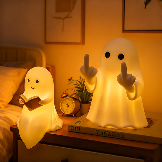 Cute Ghost Night Light | Adorable Halloween-Themed Desk Lamp