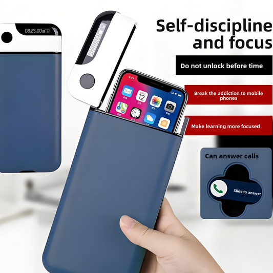 Mobile Phone Timer Lock Box | Enhance Study Focus and Productivity