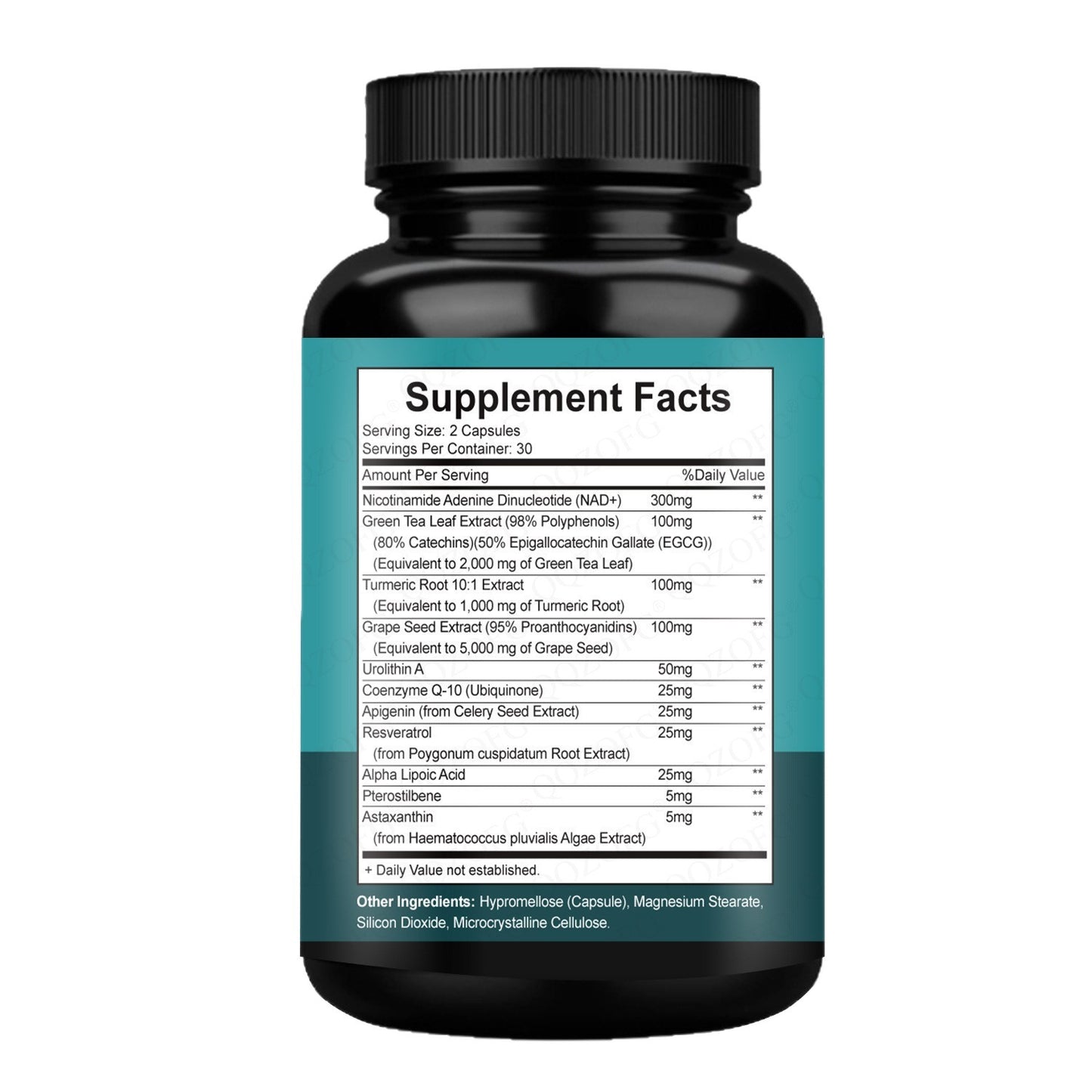 NAD+ Resveratrol Supplement Capsules | Advanced Cellular Health Support
