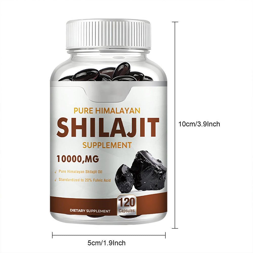 Natural Shilajit Dietary Supplement Capsules | Health Booster